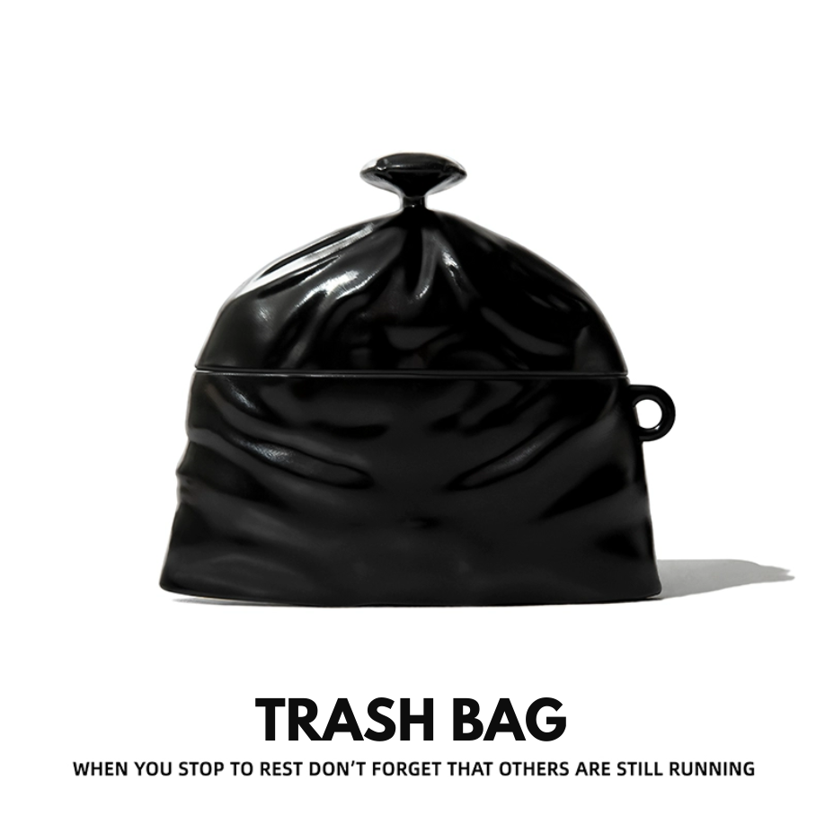 Trash Bag AirPods Case