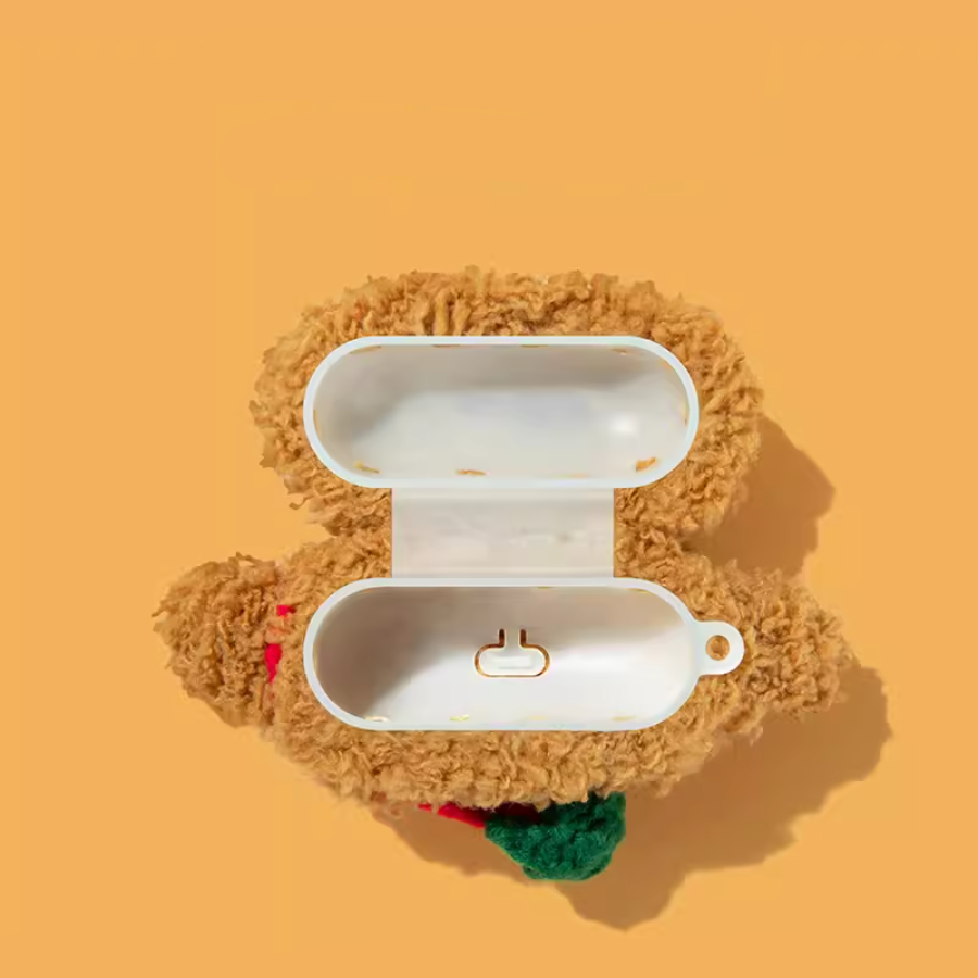 Brown Bear AirPods Case
