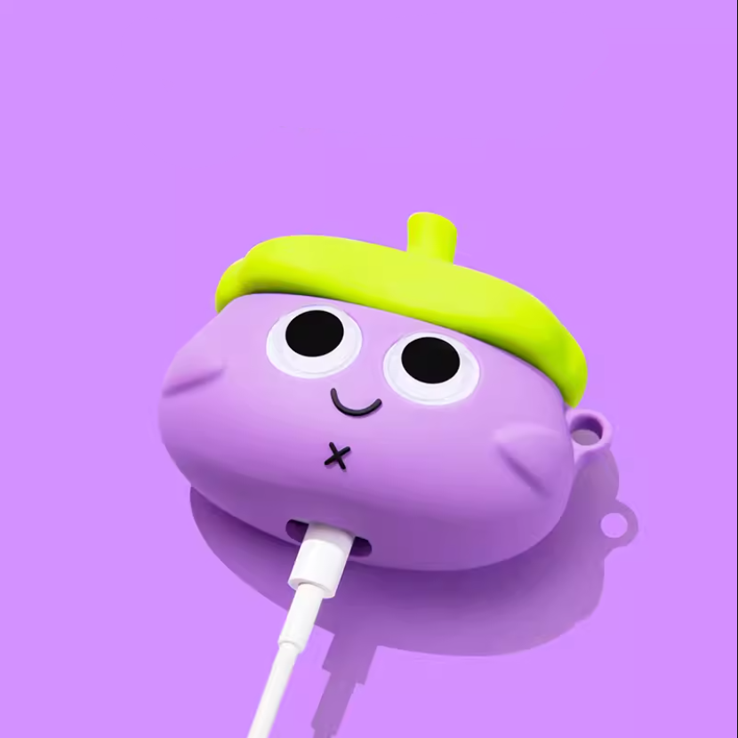 Eggplant AirPods Case