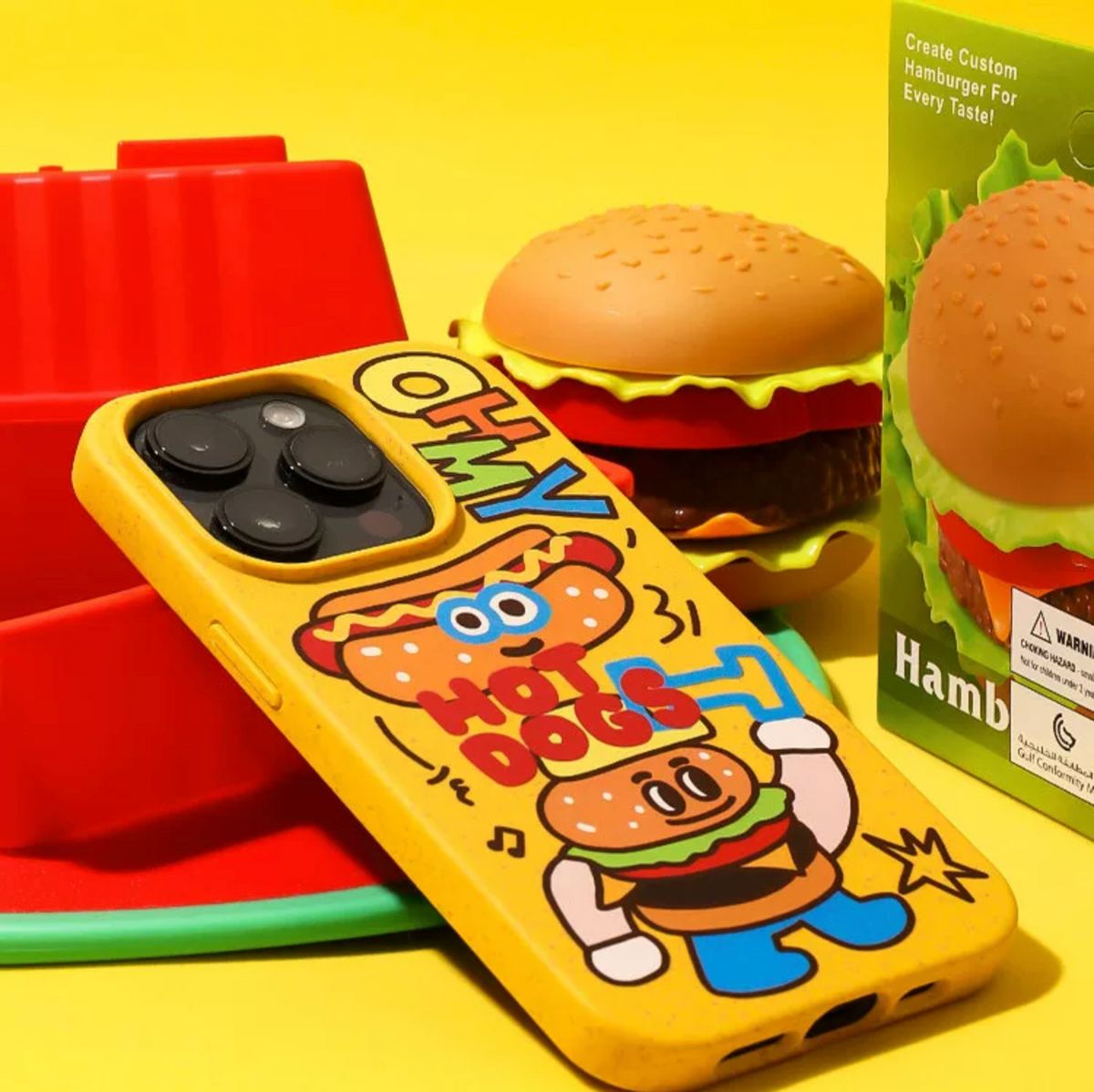 Oh My Hot Dogs iPhone Case – detail view