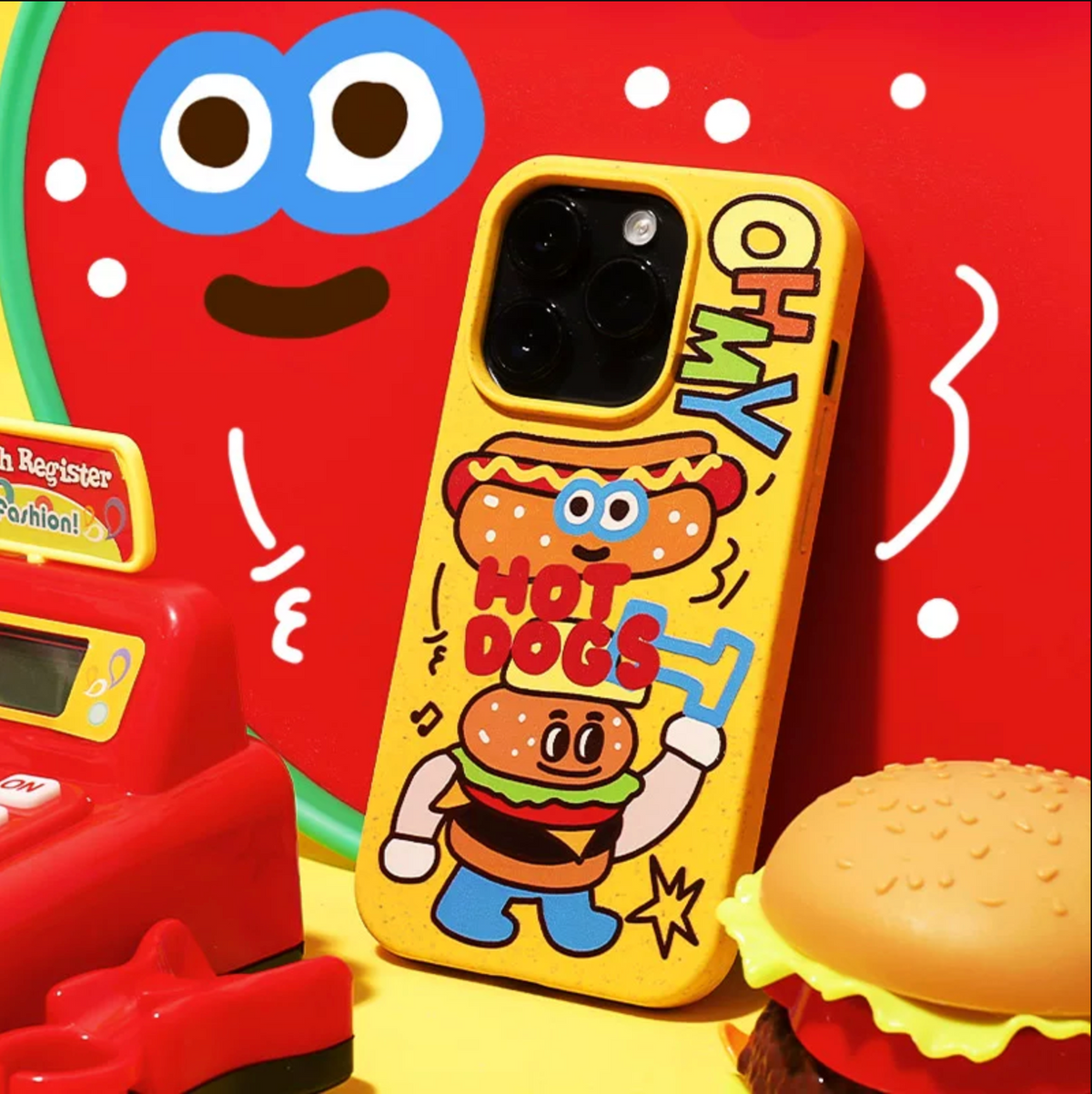 Oh My Hot Dogs iPhone Case for iPhone 18 Pro, 18 Pro Max, 17 Pro, 17 Pro Max, 17 & more