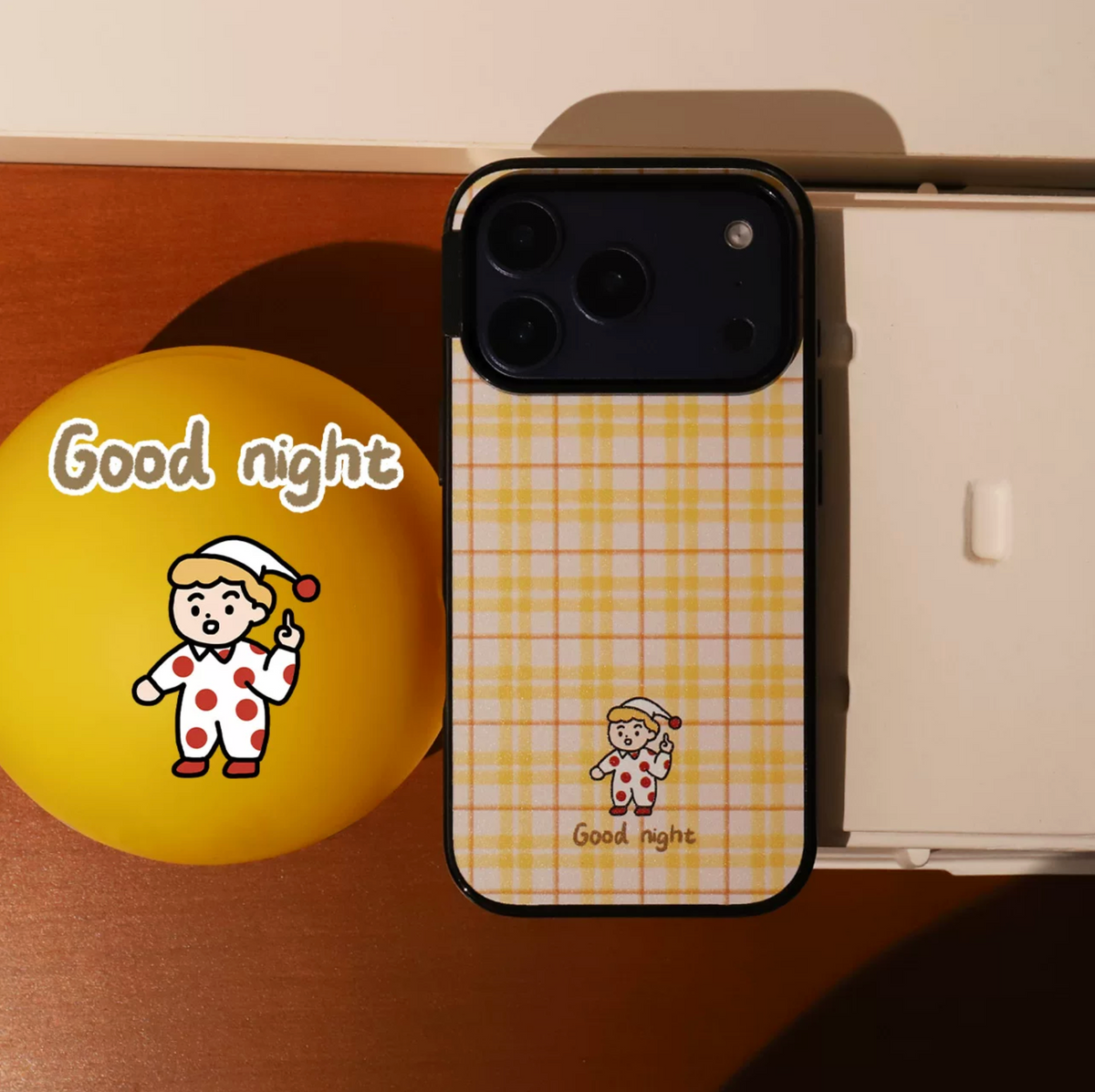 Mood Mix iPhone Case – Good Night (Yellow)