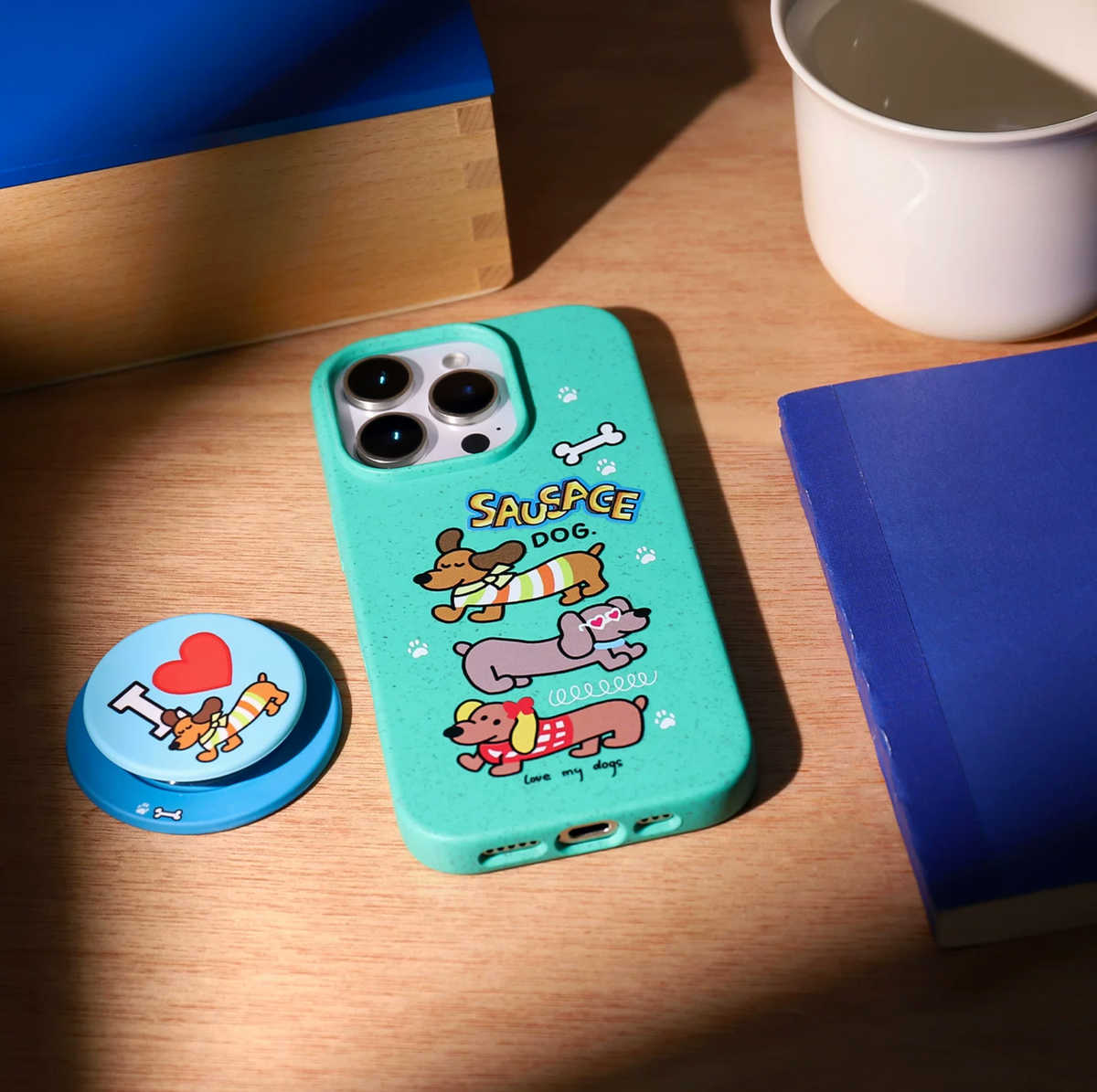 Sausage Dog iPhone Case – detail view