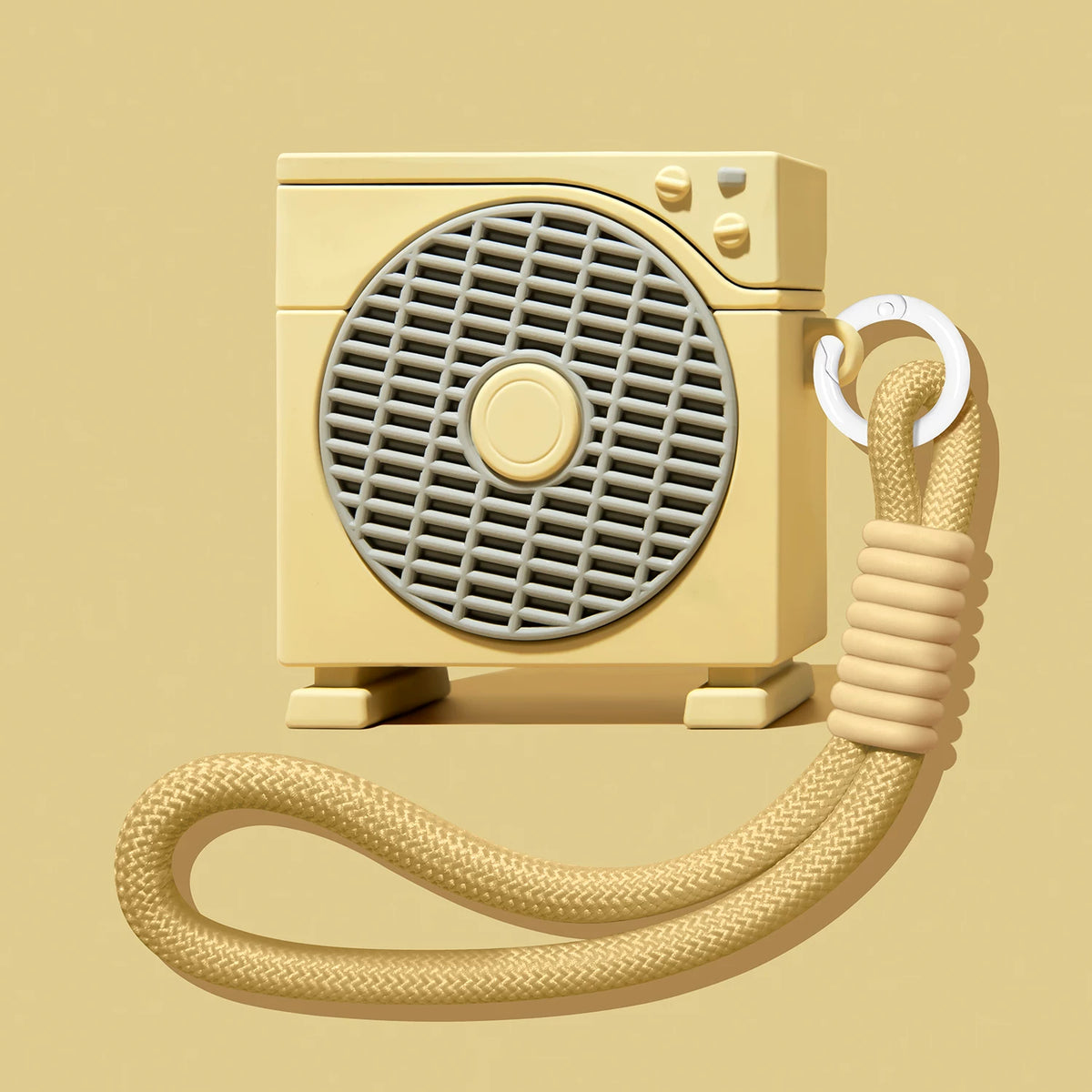 Retro Electric Fan AirPods Case – Matching Lanyard