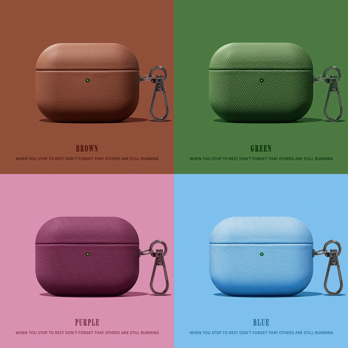 Houndstooth AirPods Case – detail view