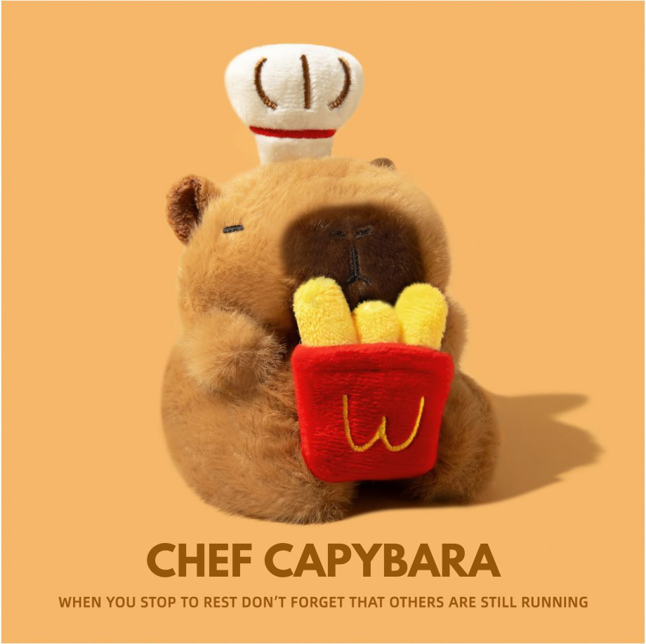 Chef Capybara AirPods Case for AirPods Pro 3, Pro 2, Pro, 5, 4 & more