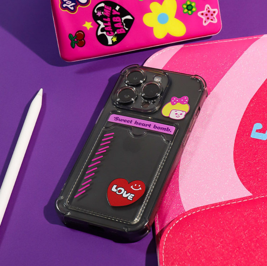 Sweet Heart Bomb iPhone Case (Polaroid Photo) for iPhone 18 Pro, 18 Pro Max, 17 Pro, 17 Pro Max, 17 & more