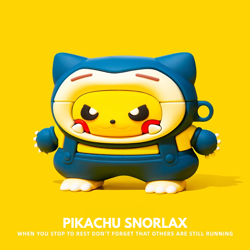 Snorlax Pikachu AirPods Case