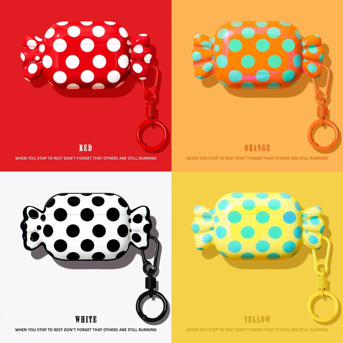 Candy Wrapper AirPods Case – detail view