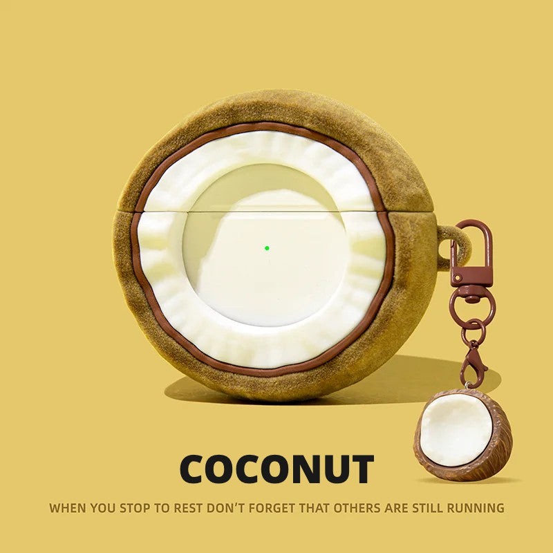 Coconut AirPods Case – Matching Charm