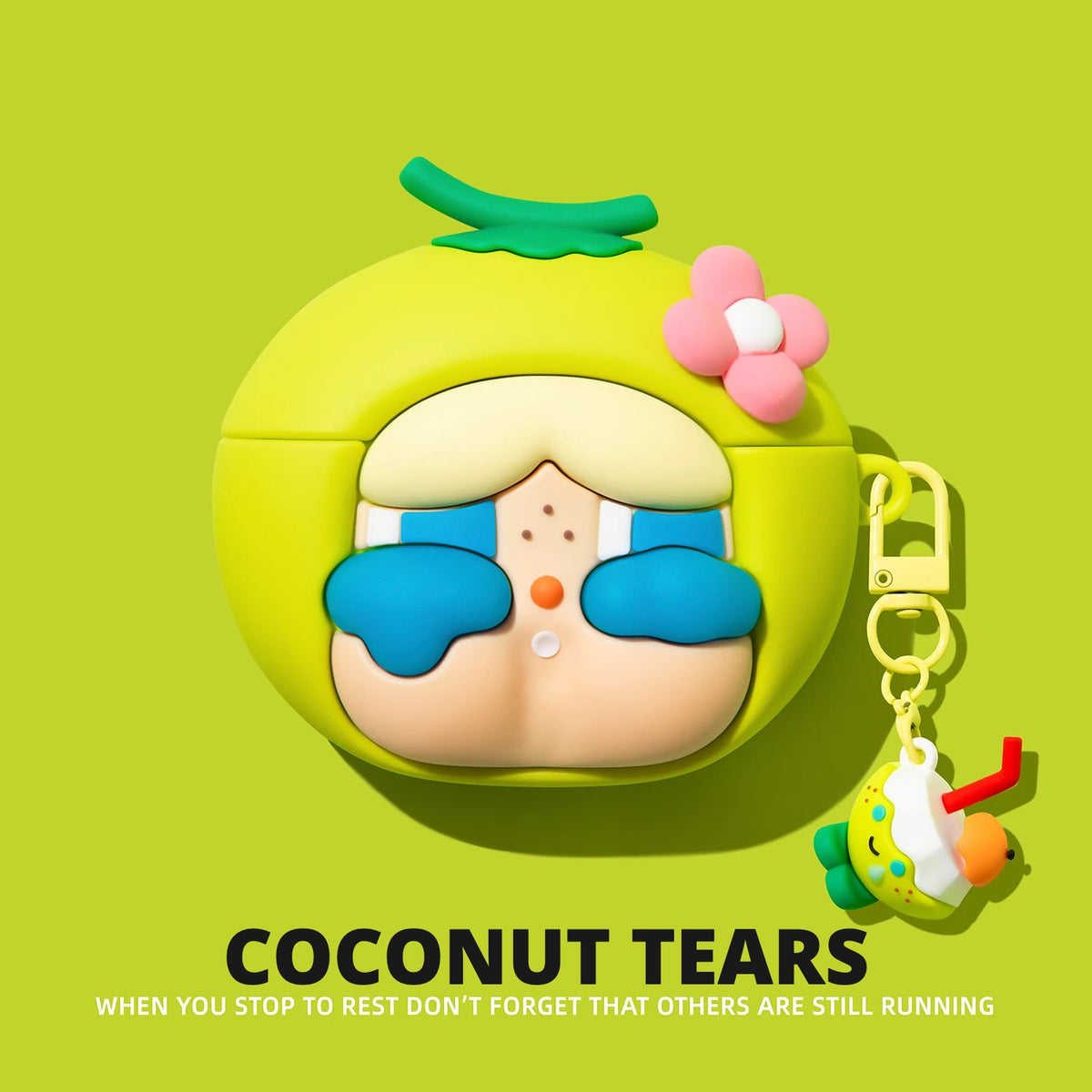 Coconut Tears AirPods Case – Matching Charm