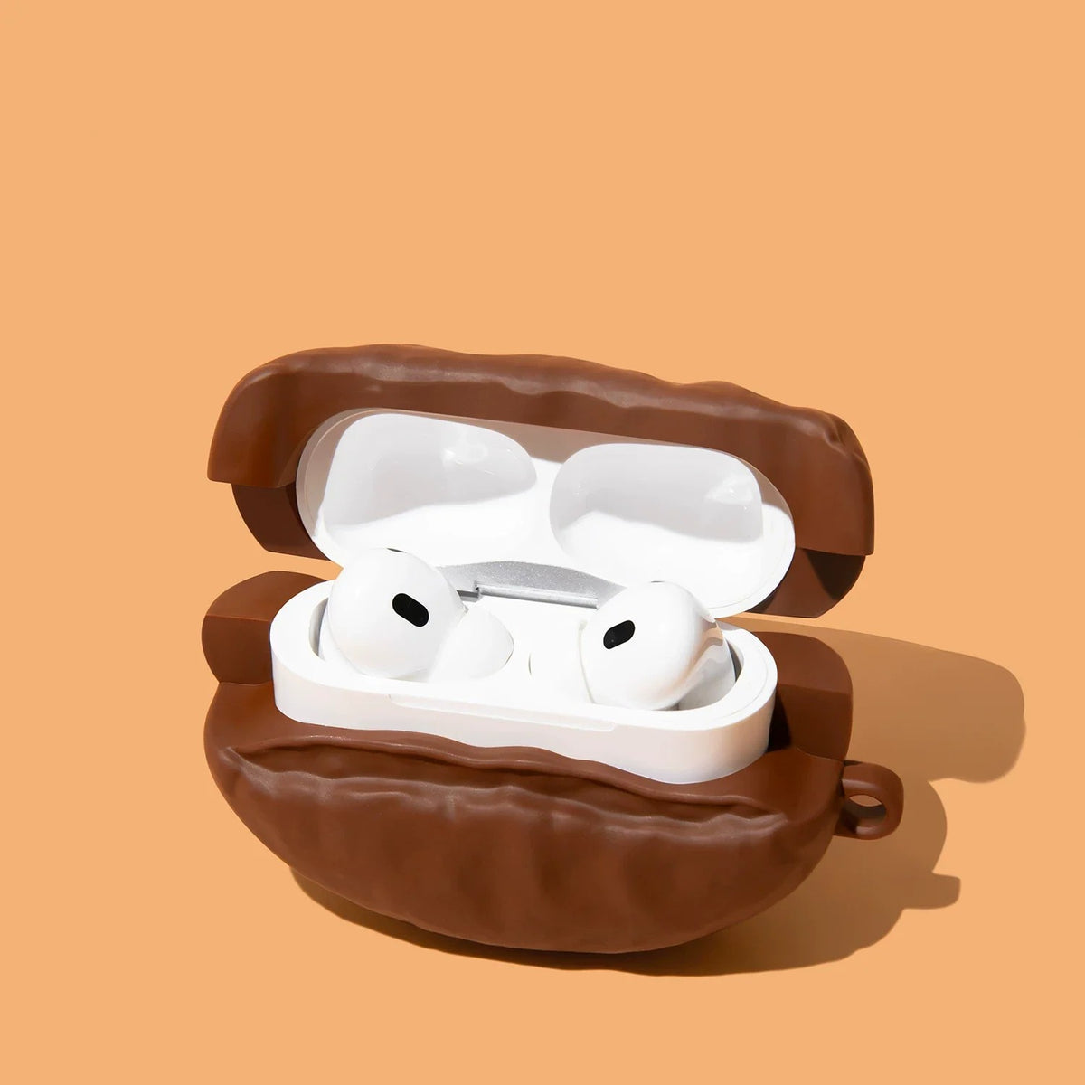Coffee Bean AirPods Case – detail view