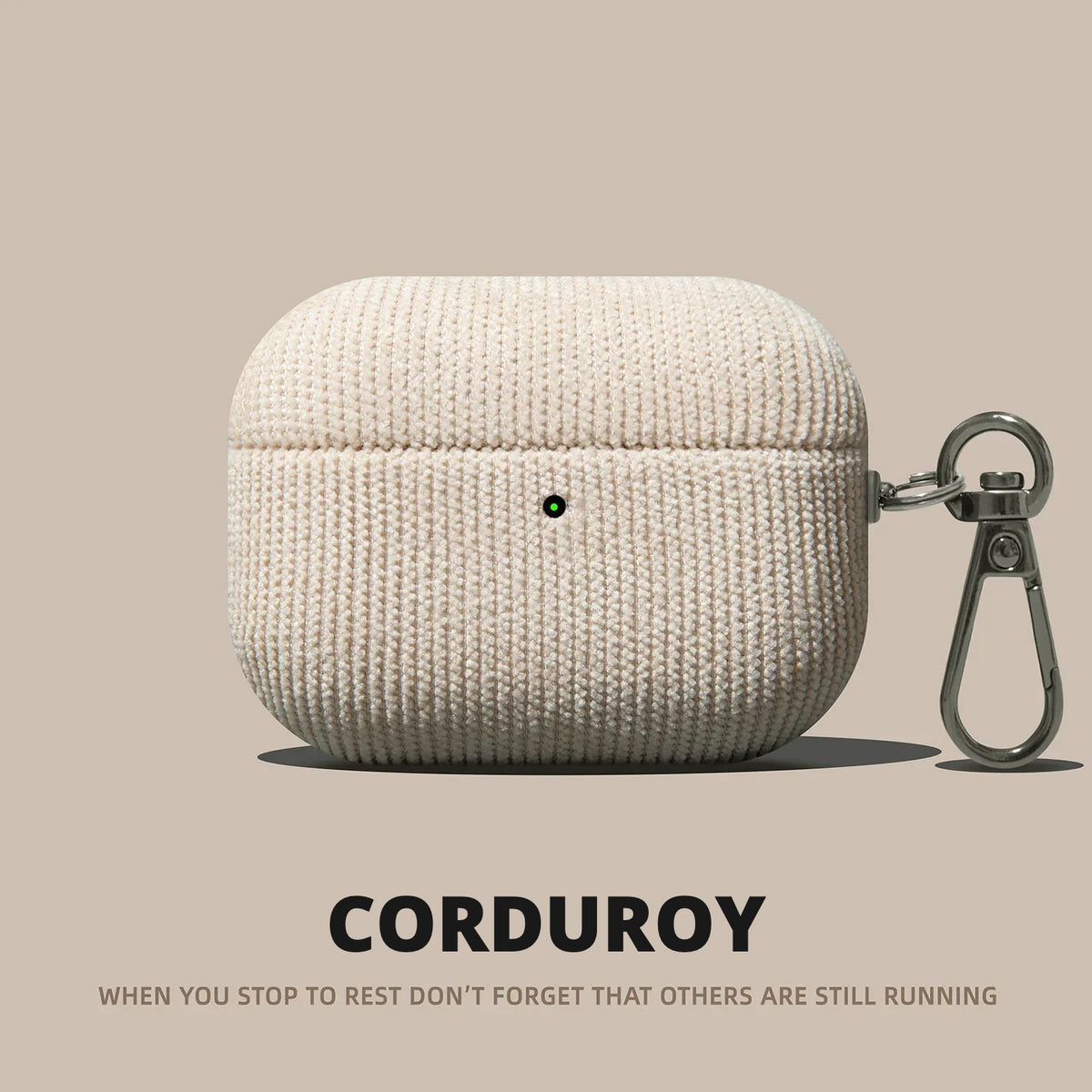 Corduroy AirPods Case for AirPods Pro 3, Pro 2, Pro, 5, 4 & more