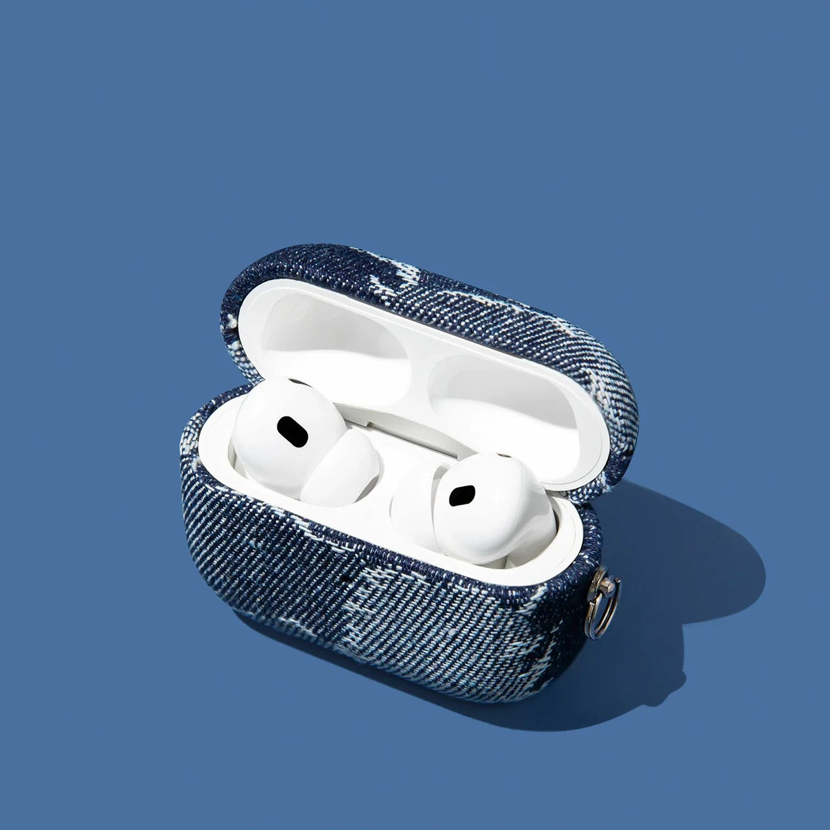 Denim AirPods Case – detail view