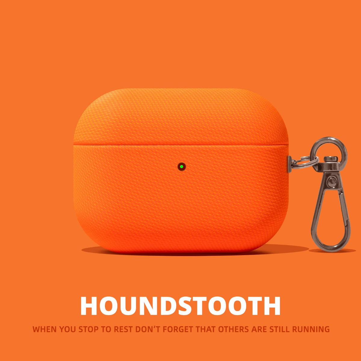 Houndstooth AirPods Case – detail view