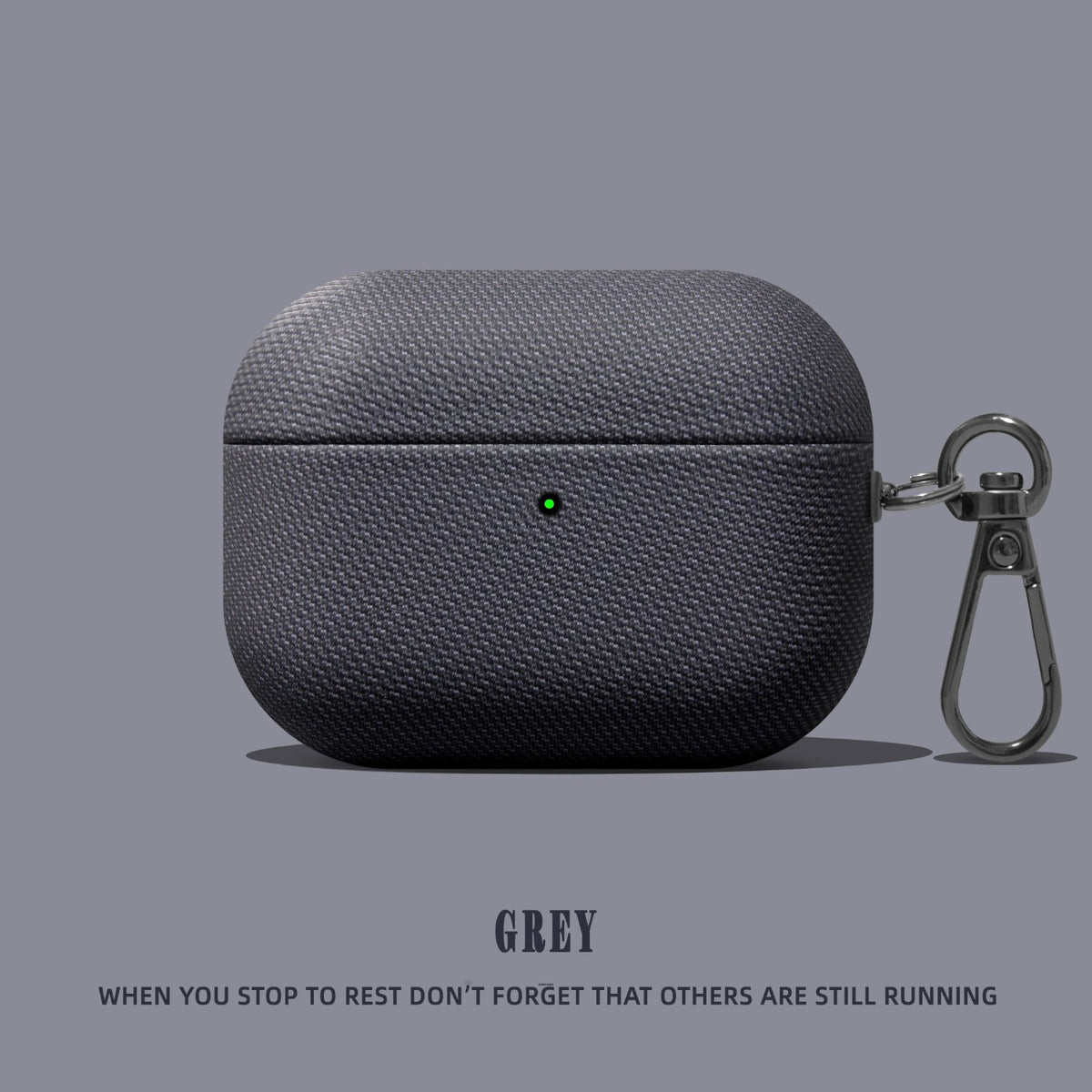 Houndstooth AirPods Case – Dark Grey