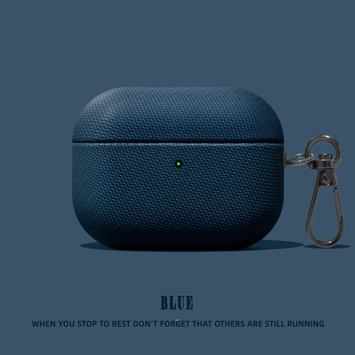 Houndstooth AirPods Case – Navy