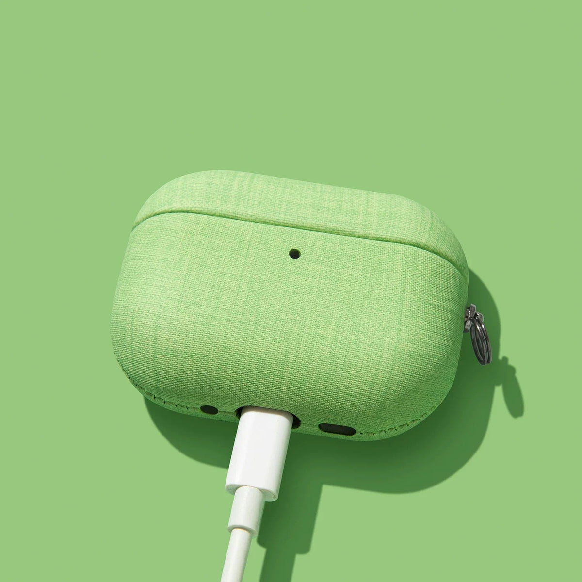 Linen AirPods Case – detail view