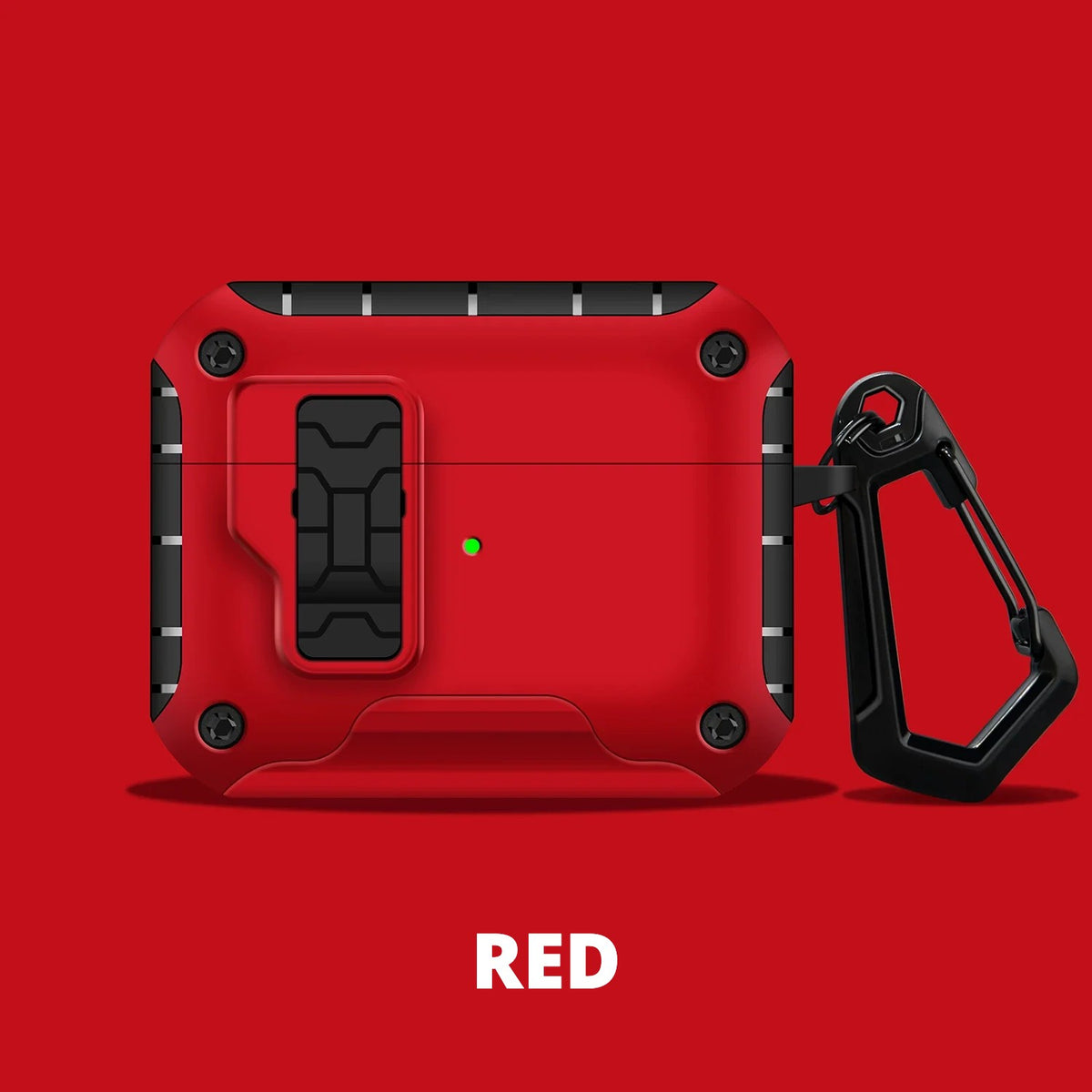 Magnetic Kickstand AirPods Case – Red