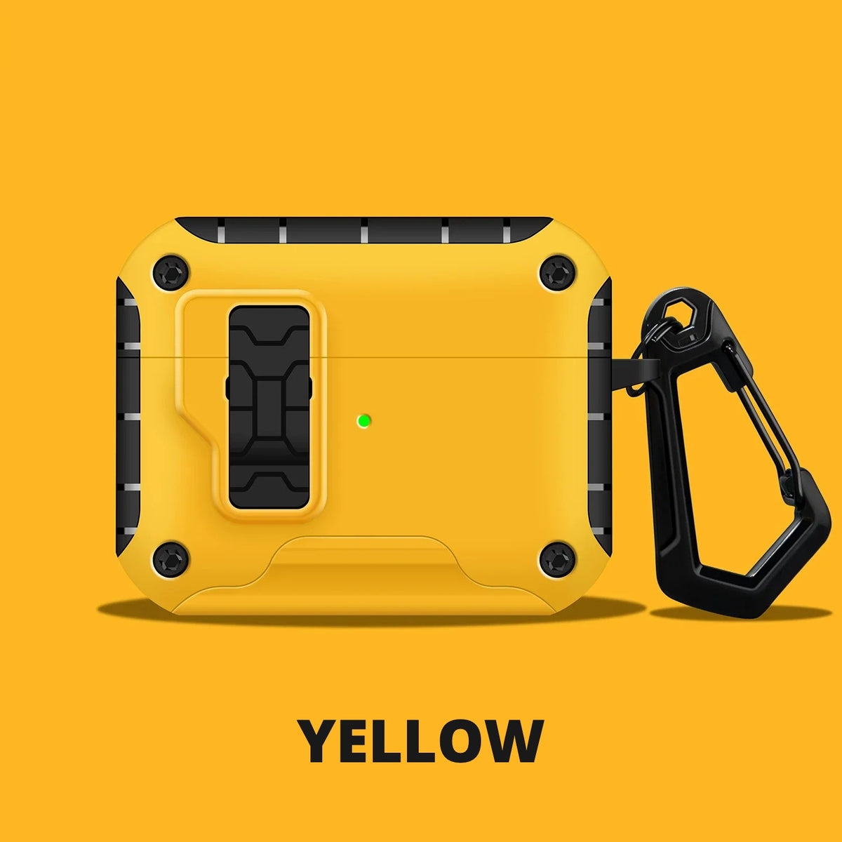 Magnetic Kickstand AirPods Case – Yellow