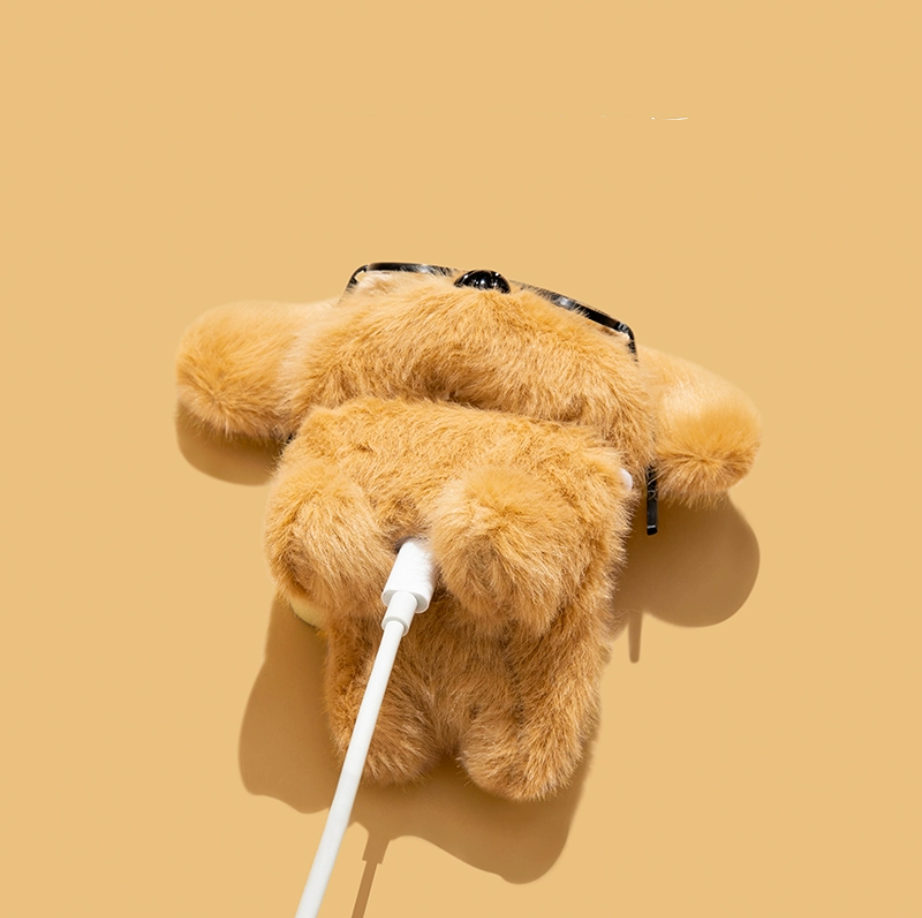 Glasses Dog AirPods Case