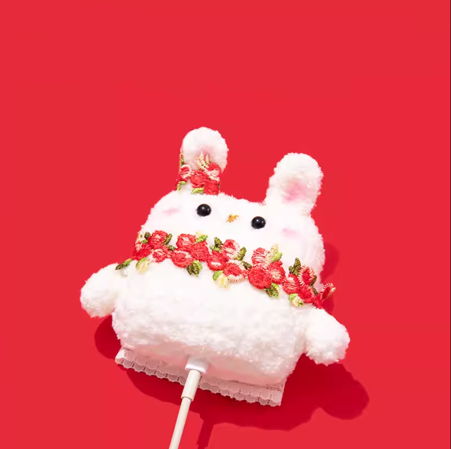 Rose Rabbit AirPods Case