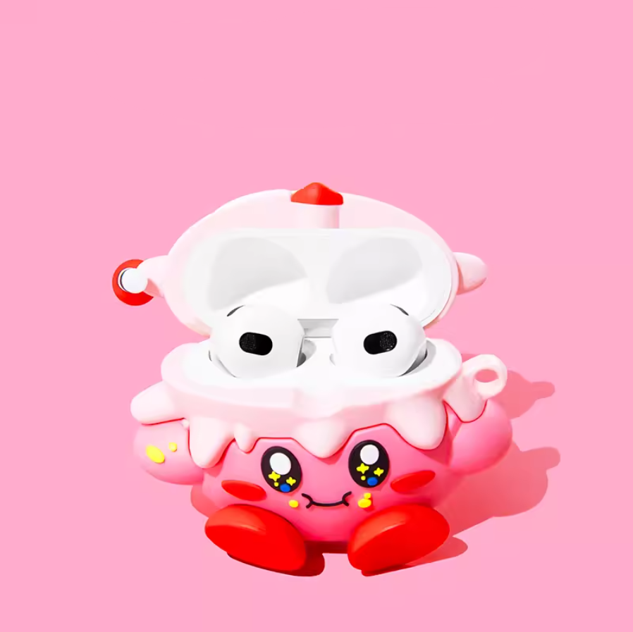 Kirby Puff AirPods Case