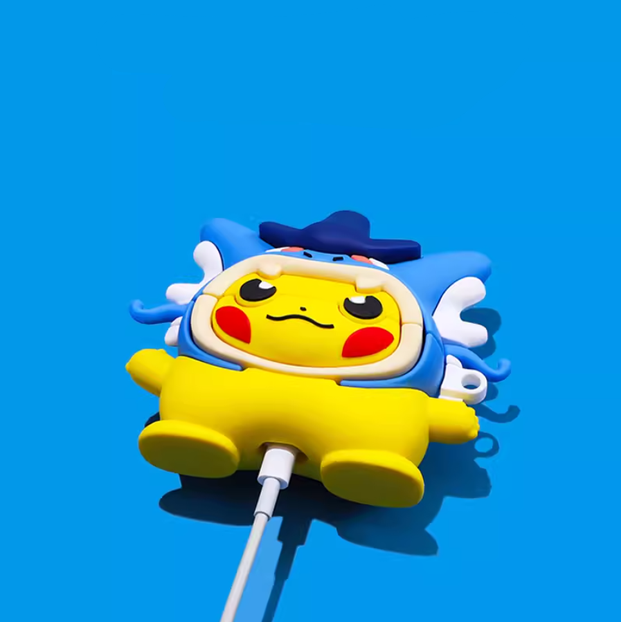 Pikachu Gyarados AirPods Case