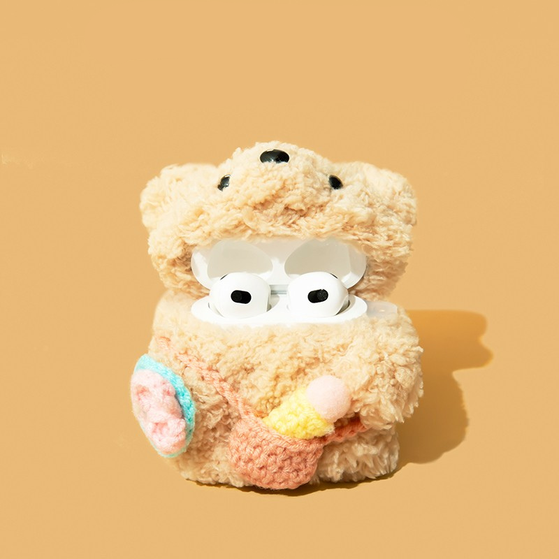 Cute Bear AirPods Case