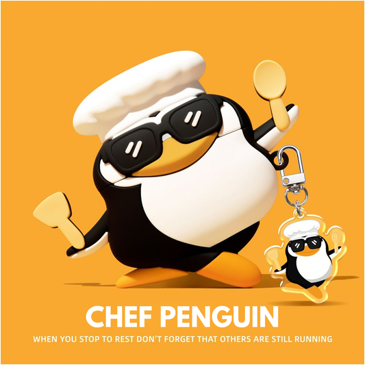 Chef Penguin AirPods Case