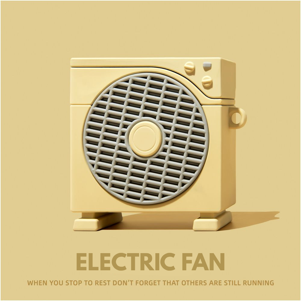 Electric Fan AirPods Case
