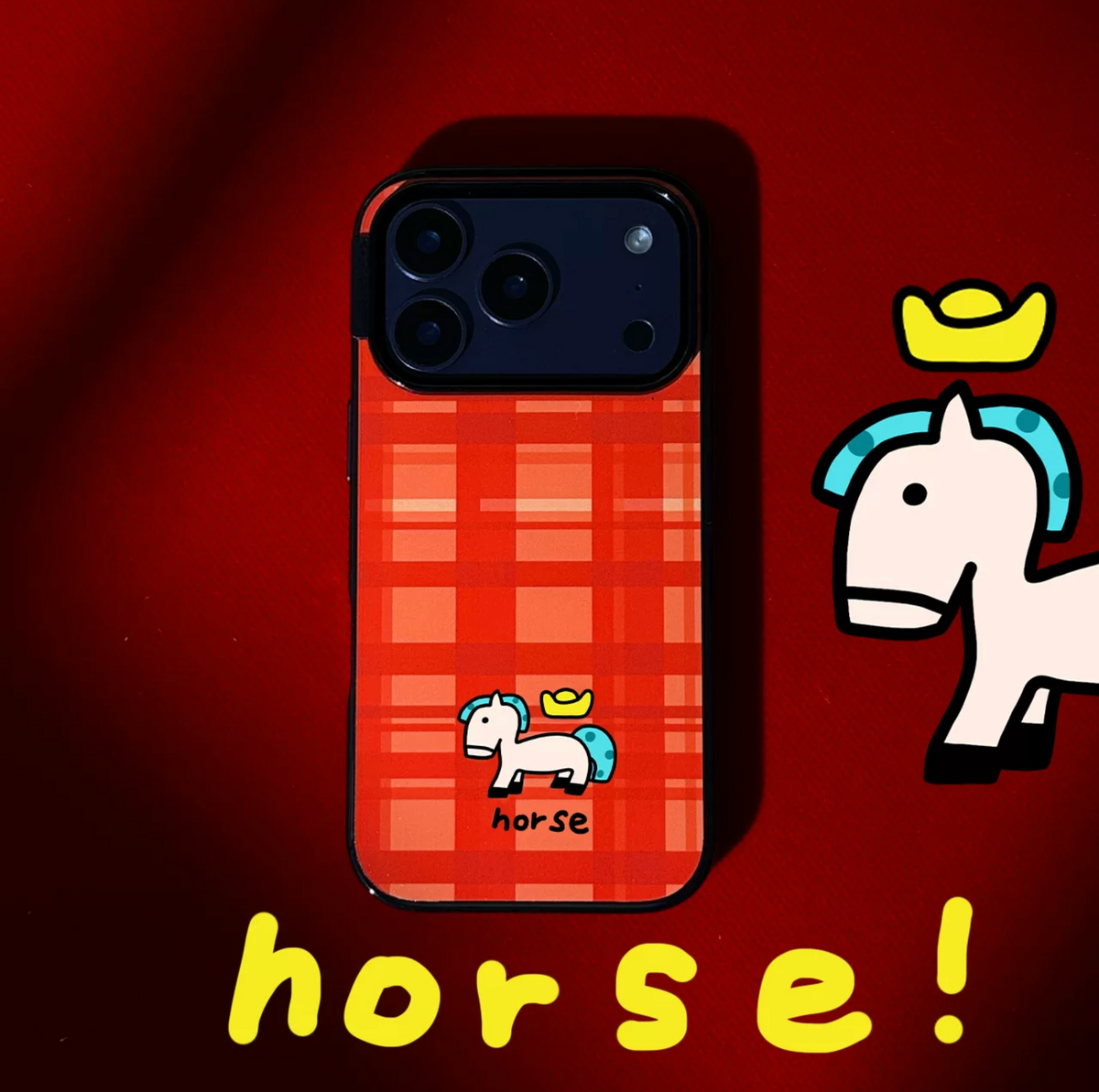 Horse iPhone Case for iPhone 17 Pro, 17 Pro Max, 17, Air, 16 Pro & more