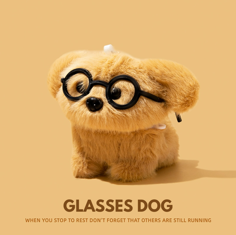 Glasses Dog AirPods Case