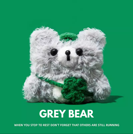 Grey Bear AirPods Case