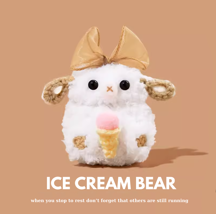 Ice Cream Bear AirPods Case