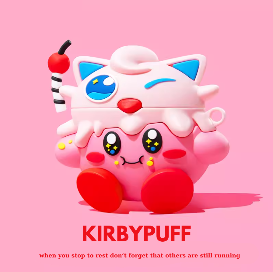 Kirby Puff AirPods Case