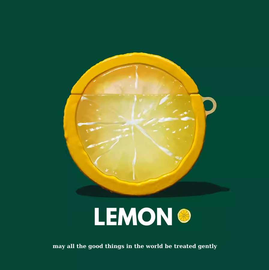 Lemon Lime AirPods Case