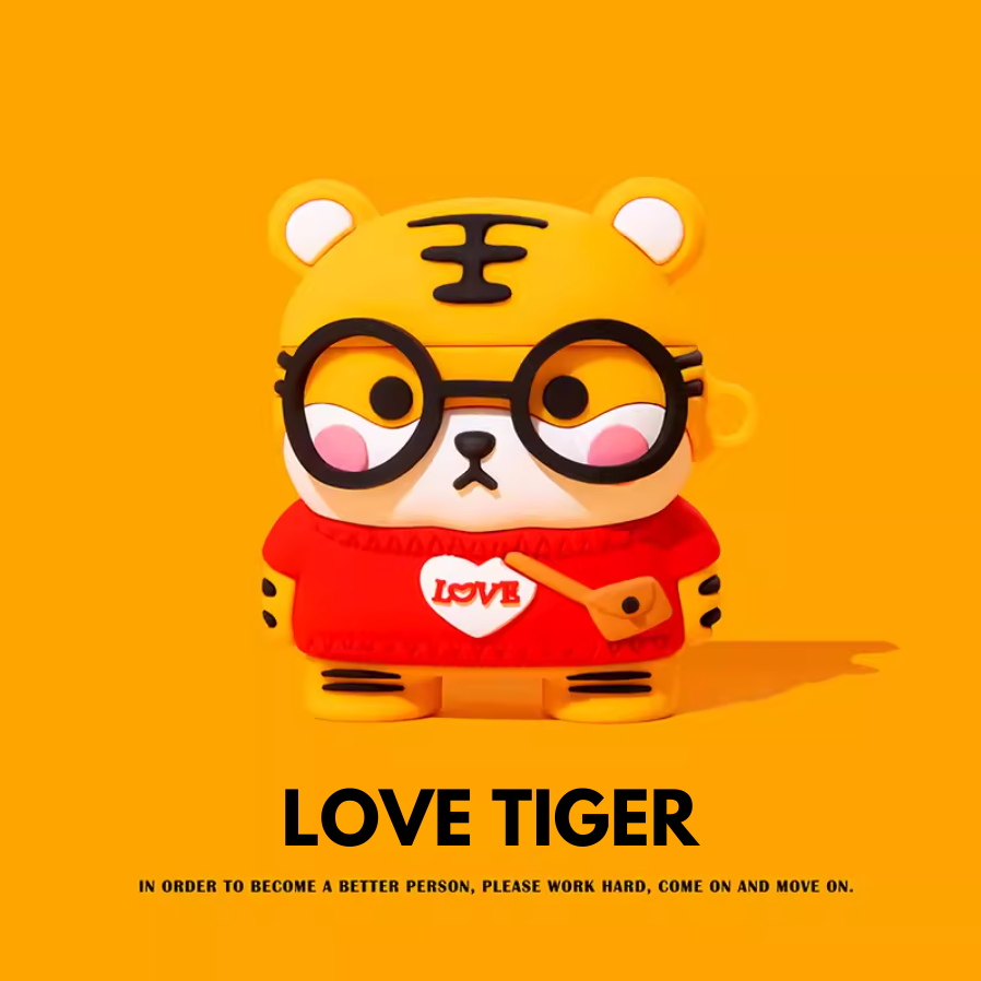 Dull Tiger Love Tiger AirPods Case