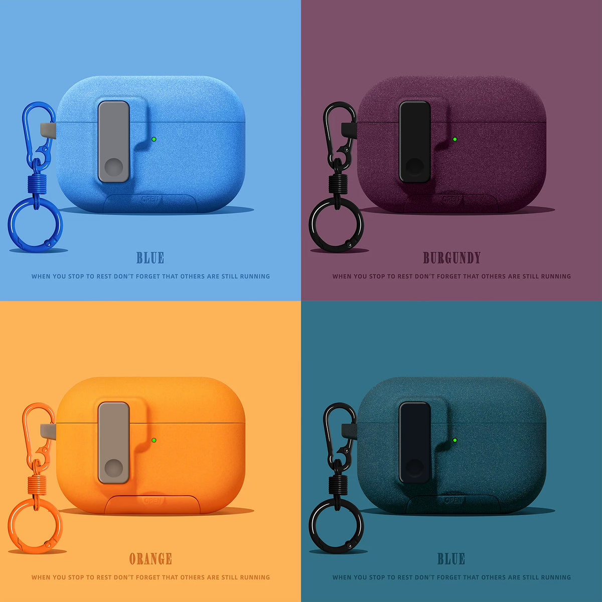 Matte Snap-Lock AirPods Case – detail view