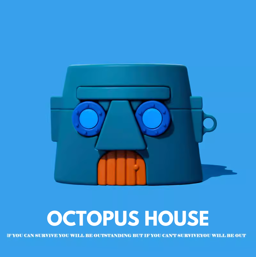 Octopus House AirPods Case