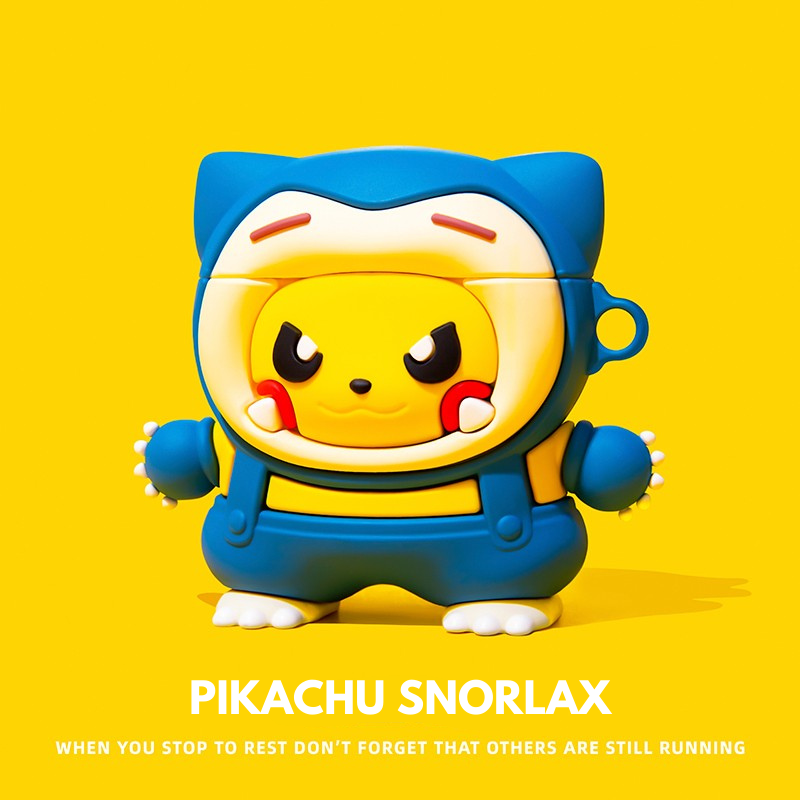 Snorlax Pikachu AirPods Case