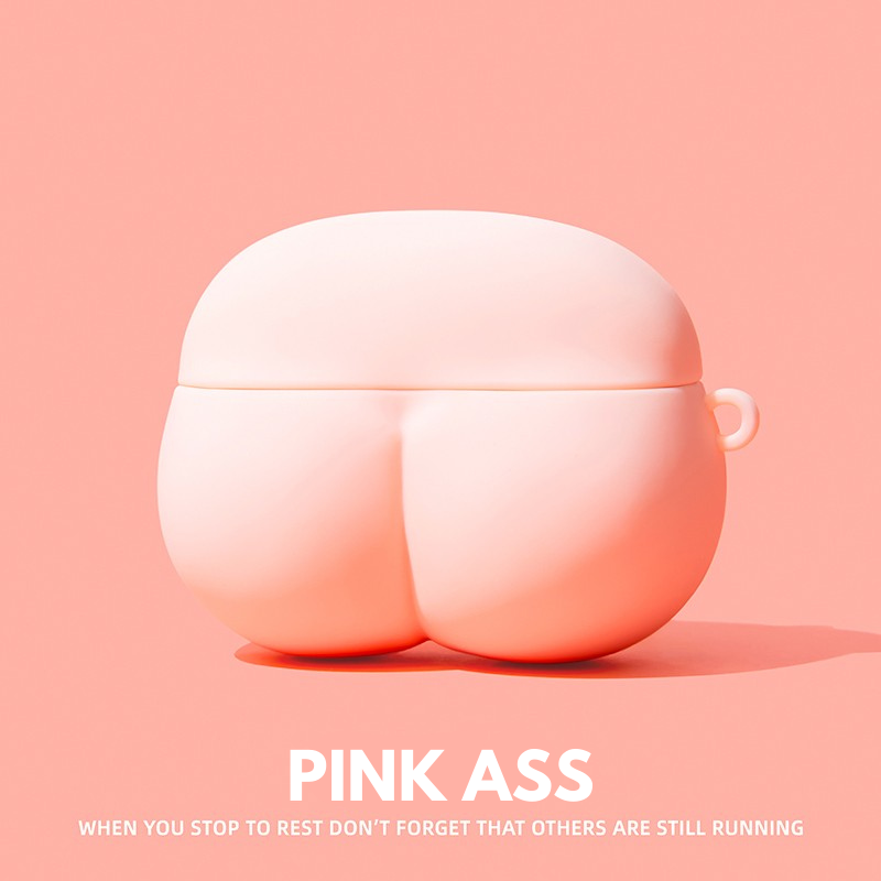 Pink Ass AirPods Case