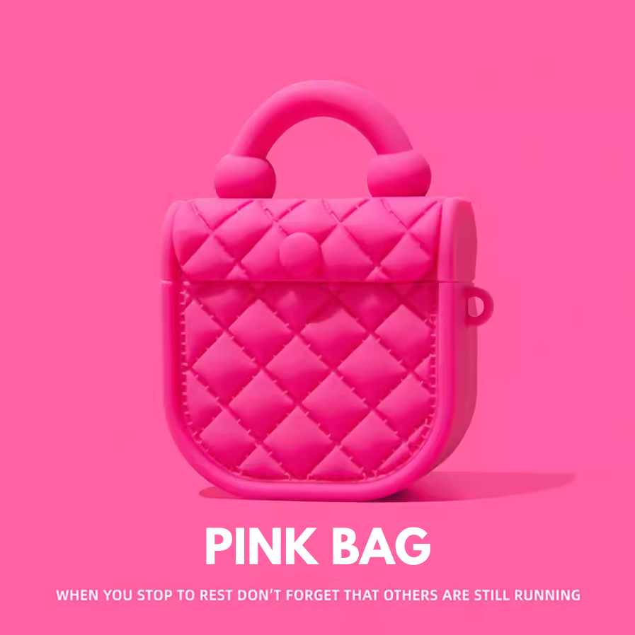 Pink Bag AirPods Case