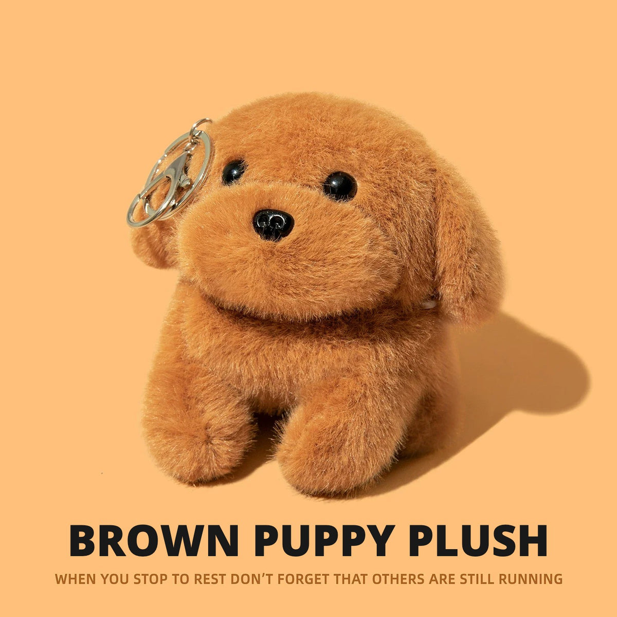 Brown Puppy Plush AirPods Case for AirPods Pro 3, Pro 2, Pro, 5, 4 & more