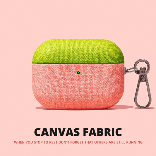Canvas Fabric AirPods Case for AirPods Pro 3, Pro 2, Pro, 5, 4 & more