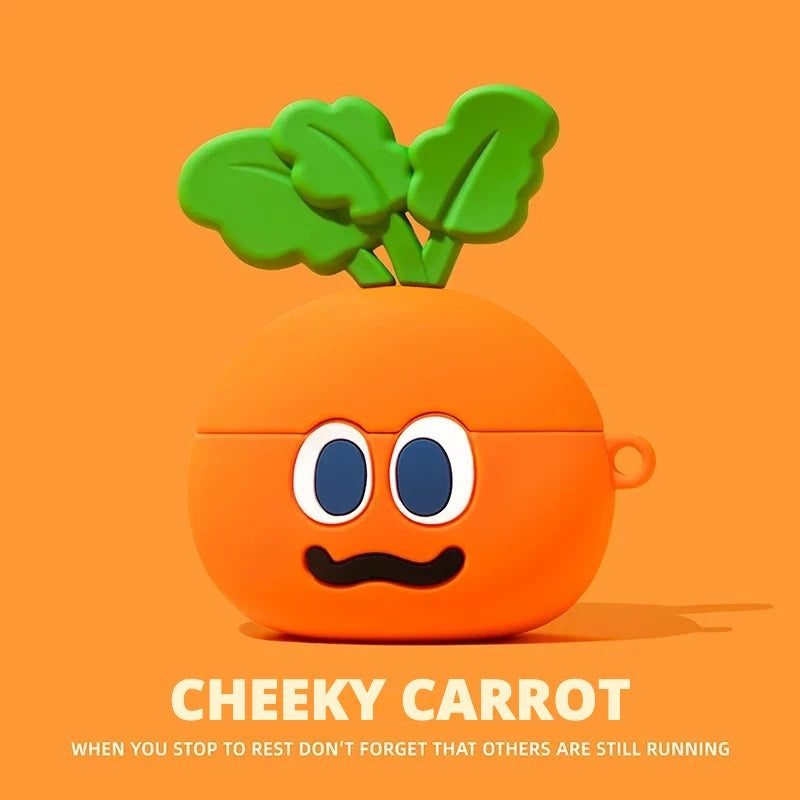 Cheeky Carrot AirPods Case for AirPods Pro 3, Pro 2, Pro, 5, 4 & more