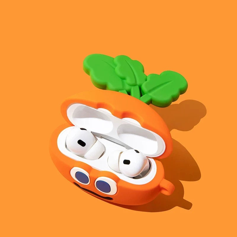 Cheeky Carrot AirPods Case – detail view