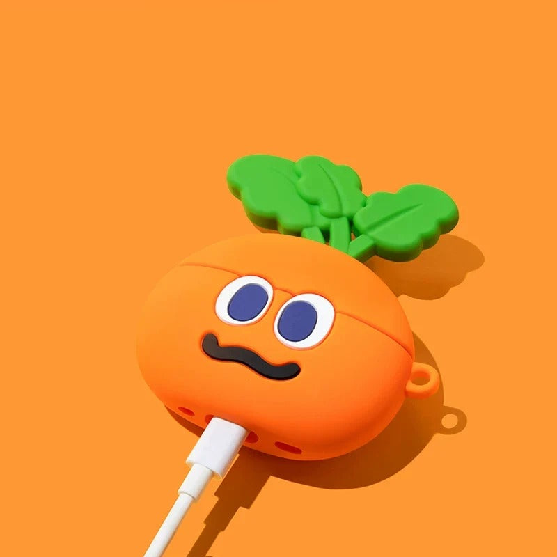 Cheeky Carrot AirPods Case – detail view