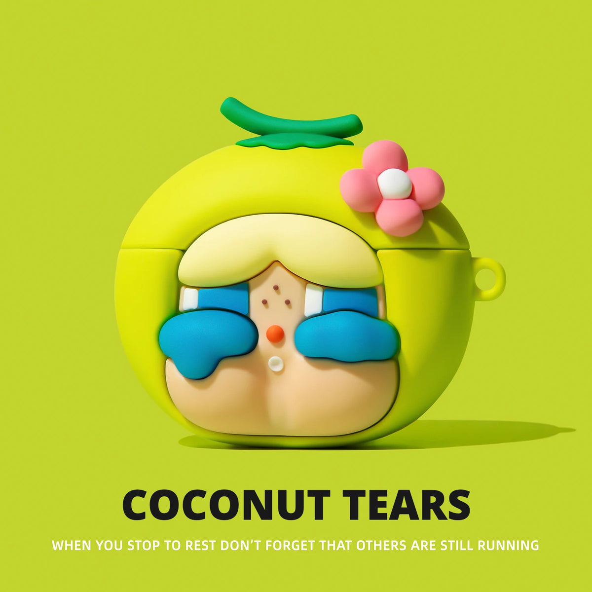 Coconut Tears AirPods Case – Green Ring