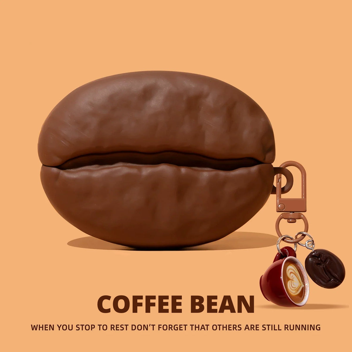 Coffee Bean AirPods Case for AirPods Pro 3, Pro 2, Pro, 5 & 4